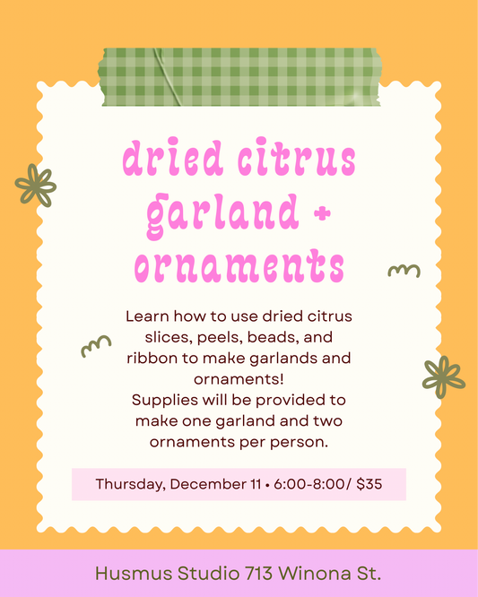 workshop: citrus garland